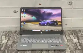 Hp Ryzen 5 slim mulus baclite