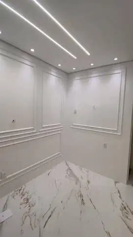 Partisi Jasa Tukang Pasang Wall Moulding Sekat Plafon PVC GRC Gypsum