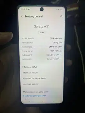 samsung a51 8/128 lcd lokal oled hape cassan