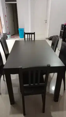 Dijual Cepat Meja IKEA Bjursta Extendable