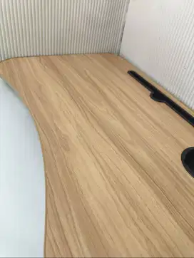 Meja Belajar Anak Warna Kayu