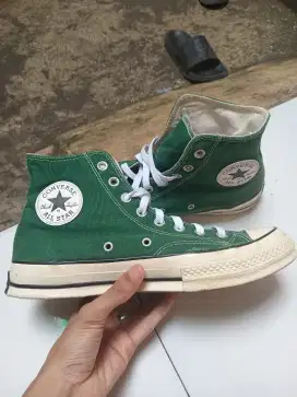 Sepatu Allstars Convers Ct 70s High Hijau