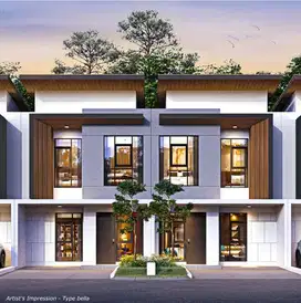 Rumah 2 lantai dekat bintaro lokasi strategis bebas biaya biaya