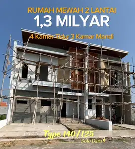 Rumah 2 Lantai 1 Milyar di Baki