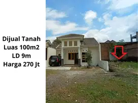 Jual Pekarangangan Depan Pasar Godean Ideal Untuk Rumah Tinggal