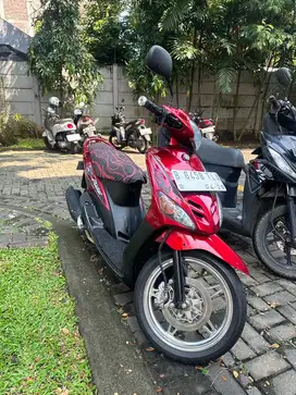 Mio Sporty 2007 Merah Lengkap Pajak HIDUP