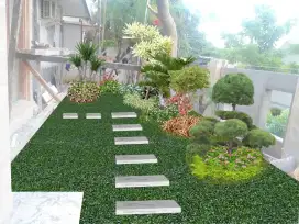 Taman indoor dan outdoor