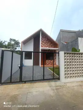 DIJUAL RUMAH BARU MODERN TANAH LUAS SCANDINAVIAN DEKAT PINTU TOL