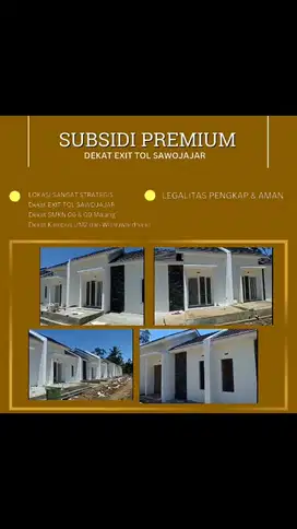 Rumah Subaidi DP  6 Juta Kedungrejo Pakis Malang