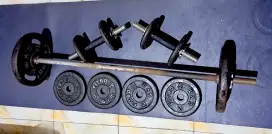 Jual Cepat Barbel dan 2 Set Dumbel Mirip Kettler