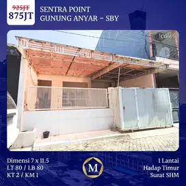 Rumah Sentra Point Gununganyar dkt Medokan Pandugo Rungkut Tol Juanda
