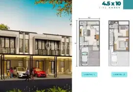 Dijual Rumah Milenial Cluster Alabama Uk 4,5x10 Type Brown Pik2