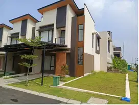 Disewakan rumah type sudut full furnished savasa deltamas