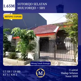 Rumah Hitung Tanah Sutorejo Selatan Mulyorejo Surabaya