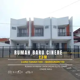 DIJUAL RUMAH BARU MODERN TROPIS CINERE LINGKUNGAN NYAMAN DAN ASRI