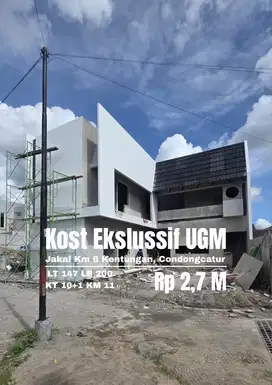 Kost Ekslussif 10 Kamar dekat UGM Jakal km 6