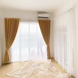 Produsen Gorden Blackout Sekat Klinik Hordeng Pintu Gordyn Vitrase