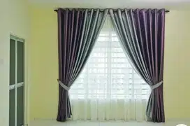 Jual Gorden Blackout Sekat Klinik Hordeng Pintu Gordyn Vitrase