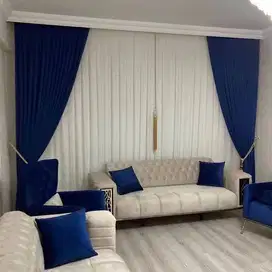 Ahli Buat  Tirai Gorden Jendela Gordyn Mewah Hordeng Model Terbaru Mur