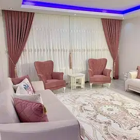 Pembuatan Tirai Gorden Jendela Gordyn Mewah Hordeng Model Terbaru Mura