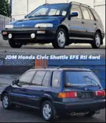 Honda Civic Shuttle  EF5 JDM RTI LTD EDITON M/T 4WD