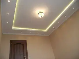Wall Moulding Sekat Plafon Partisi PVC GRC Gypsum Jasa Tukang Pasang