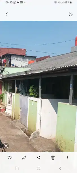 Rumah kontrakan 3 sekat strategis dekat tol jatibening