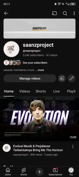 Akun Youtube Sudah Monetisasi