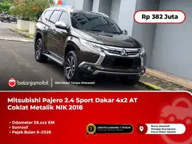 [ LOW KM ] Mitsubishi Pajero 2.4 Sport Dakar 4x2 AT Coklat 2018 2019