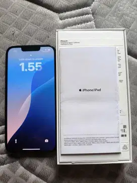Jual karna BU iPhone 13 128gb midnight black masih bergaransi