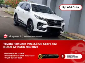 [ PAJAK PANJANG ] Toyota Fortuner VRZ 2.8 GR Sport 4x2 Putih 2022 2023