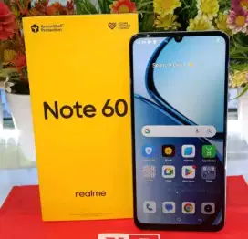 Realme Note 60 ram 4/64 rasa baru