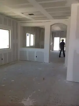 Tukang Pasang Plafon Partisi Jasa Wall Moulding Sekat PVC GRC Gypsum