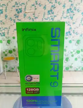INFINIX Smart 9 4/128 BARU garansi resmi 1th bisa TT atau Kredit