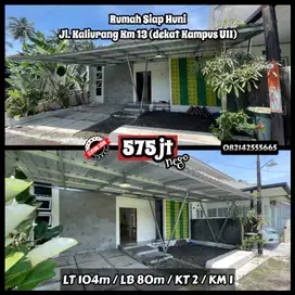 Rumah siap huni cocok untuk villa jalan kaliurang KM 13