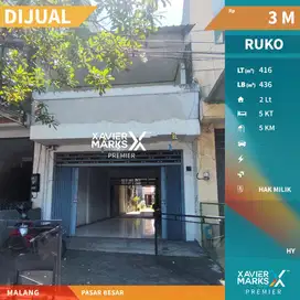 Dijual Ruko Terawat 2 Lantai Area Pasar Besar Kota Malang