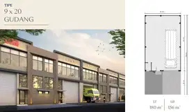 Disewa Gudang Bizpark PIK2 Uk 180m² BEST DEAL at Tanggerang