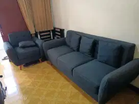 Dijual sofa set ( 3 2 1 ) kondisi bagus ( bisa nego )