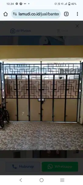 Rumah di jual poris indah tangerang