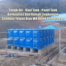 Tangki air Frp,  Roof Tank , Panel tank Tangki Panel  Tangki Air Kotak