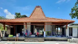 Jual Bangunan Pendopo, Limasan Jati Untuk Resto, Kafe dan Rumah Jati