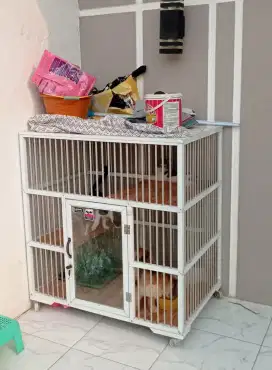 Kandang kucing alumunium