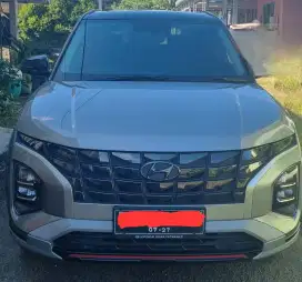 Hyundai Creta Prime Two Tone th 2022. Abu2 atap hitam. Mudhan berjodoh