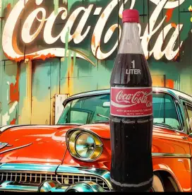 Cocacola botol kaca 1 L
