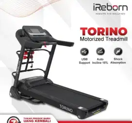 Alat Fitness Treadmill Elektrik Torino