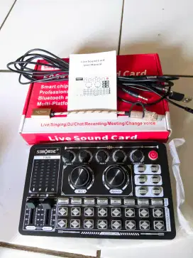Jual ajah SOUND CARD satu paket tinggal live aja