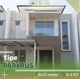 Dijual Rumah Golf Island 8x15 Cluster Violin Posisi Bagus