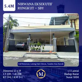 Rumah Nirwana Eksekutif Rungkut dkt Stikom MERR Nginden Semolowaru