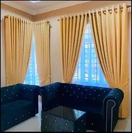 Penjual Gorden Jendela Minimalis Tirai Gordyn Blackout Hordeng Custom