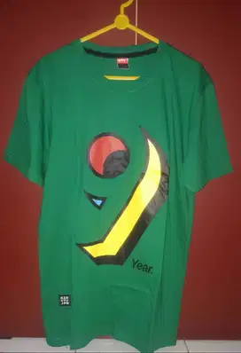 Jual T Shirt Kizaru Hijau ( BARU ) Original .. Size Large ( L ) ..